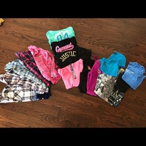 Justice size 7 and 8 all price of 1